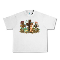 Lunar Rock Western rabbit bunny with crosses Easter Day Urban Heavy Tee - HowdyJamesFarm