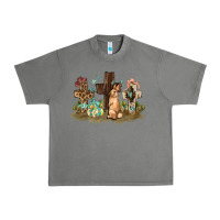 Tornado Western rabbit bunny with crosses Easter Day Urban Heavy Tee - HowdyJamesFarm
