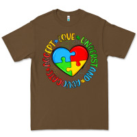 Cacao autism awareness puzzle heart love understand advo Premium Tee - Artiststas