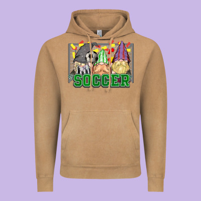 Soccer Gnomies Vintage Hoodie Designed By Howdyjamesfarm