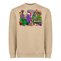 Mushroom christmas louisiana mardi gras trees Heavyweight Sweatshirt - FaDigitalArtStudio
