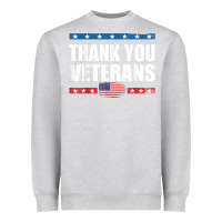 Heather Grey Shirts For Veterans, Thank You Veterans Shirt Veterans Day Heavyweight Sweatshirt - lanVoArt