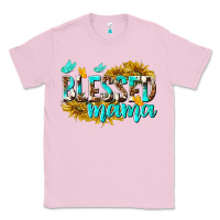 Bubblegum Pink Blessed Mama Classic Tee - texasbilliewilder