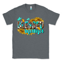 Charcoal Heather Blessed Mama Classic Tee - texasbilliewilder