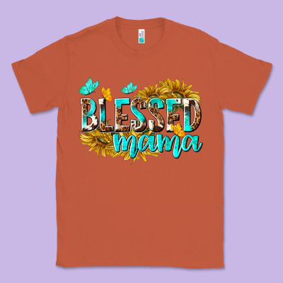 Blessed Mama Classic Tee Designed By Texasbilliewilder