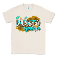 Natural Blessed Mama Classic Tee - texasbilliewilder