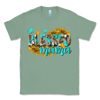 Sage Blessed Mama Classic Tee - texasbilliewilder