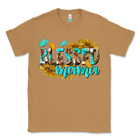 Toasted Coconut Blessed Mama Classic Tee - texasbilliewilder
