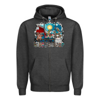 Charcoal Heather Happy Easter Zipper Hoodie - CowhideDigitalArt