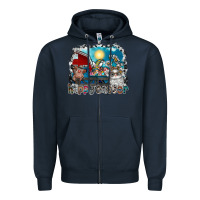 Navy Happy Easter Zipper Hoodie - CowhideDigitalArt