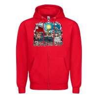 Red Happy Easter Zipper Hoodie - CowhideDigitalArt