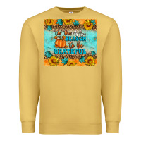 Antique Gold Tis' The Season To Be Grateful Premium Sweatshirt - Artiststas