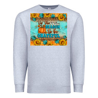 Heather Grey Tis' The Season To Be Grateful Premium Sweatshirt - Artiststas