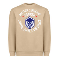 Mushroom Limited Edition Master Sergeant Retired Air Force Military Retiremen Heavyweight Sweatshirt - lanVoArt