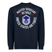 Navy Limited Edition Master Sergeant Retired Air Force Military Retiremen Heavyweight Sweatshirt - lanVoArt