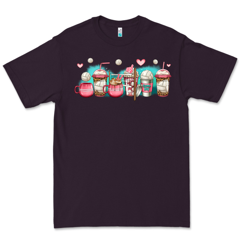 Volleyball Coffee Cups Premium Tee by Jasminsmagicworld | Teevron