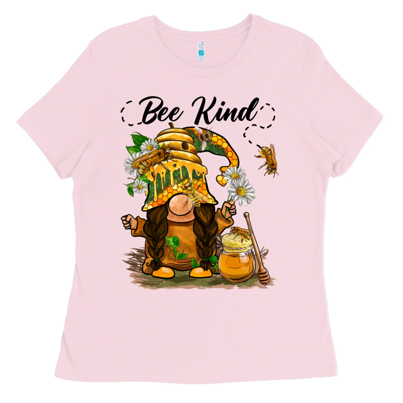 Bee Kind Gnome Ladies Tee by BarkalooDesign | Teevron