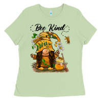 Matcha bee kind gnome Ladies Tee - BarkalooDesign