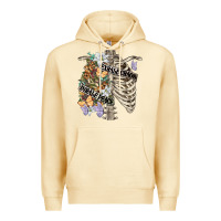 Pina Colada inhale peace exhale chaos chest Premium Hoodie - FaDigitalArtStudio