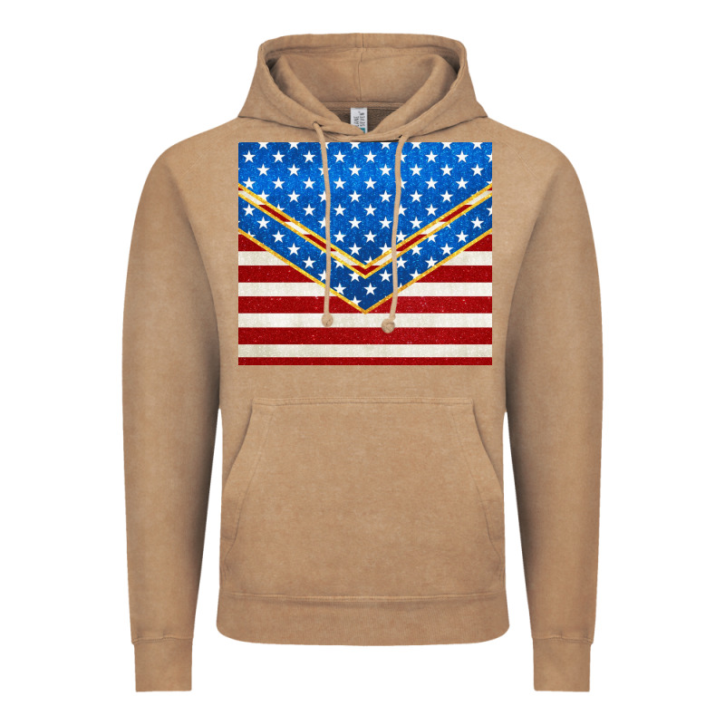 Glitter American Flag Vintage Hoodie by TumblerDesignByShophia | Teevron