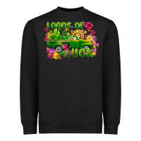 Black loads of luck Heavyweight Sweatshirt - FaDigitalArtStudio