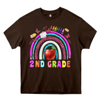 Chocolate Brown 2 nd grade Heavy Core Tee - BundleAndBundleShop