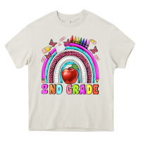Cream 2 nd grade Heavy Core Tee - BundleAndBundleShop