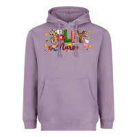 Lavender Christmas jolly nurse Heavyweight Hoodie - Artiststas