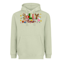 Matcha Christmas jolly nurse Heavyweight Hoodie - Artiststas