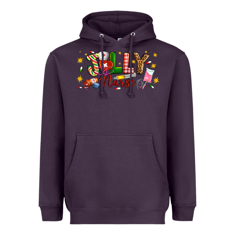 Christmas Jolly Nurse Heavyweight Hoodie by Artiststas | Teevron