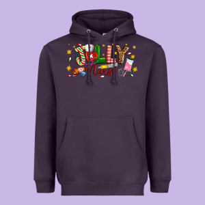 Christmas Jolly Nurse Heavyweight Hoodie Designed By Artiststas