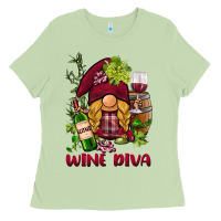 Matcha vine diva  gnome Ladies Tee - BarkalooDesign