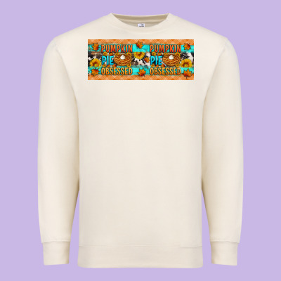 Pumpkin Pie Obsessed Premium Sweatshirt Designed By Artiststas