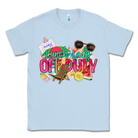Dusty Blue Lunch lady off duty Classic Tee - NancyCooperArtShop