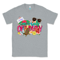 Heather Grey Lunch lady off duty Classic Tee - NancyCooperArtShop