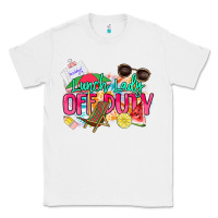 White Lunch lady off duty Classic Tee - NancyCooperArtShop