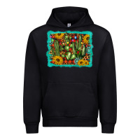 Black cactus christmas Urban Hoodie - BarkalooDesign