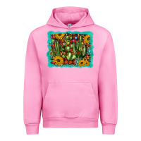 Fuchsia Pink cactus christmas Urban Hoodie - BarkalooDesign