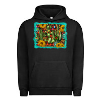 Pigment Black cactus christmas Urban Hoodie - BarkalooDesign