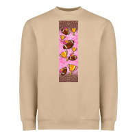American Football With Lightning Bolt  Pen Wrap Heavyweight Sweatshirt | Teevron