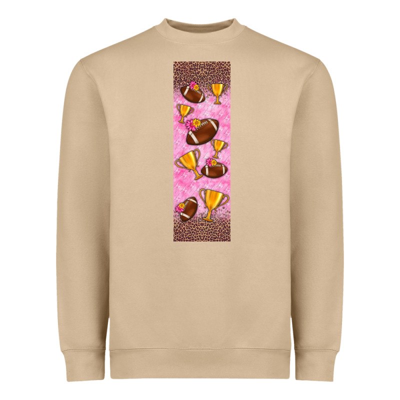 American Football With Lightning Bolt  Pen Wrap Heavyweight Sweatshirt by BundleAndBundleShop | Teevron