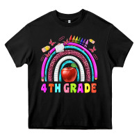 Black 4 th  grade Heavy Core Tee - BundleAndBundleShop