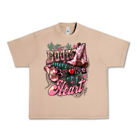 Burro Boots never broke my heart Urban Heavy Tee - HowdyJamesFarm