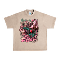 French Oak Boots never broke my heart Urban Heavy Tee - HowdyJamesFarm