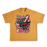 Peanut Butter Boots never broke my heart Urban Heavy Tee - HowdyJamesFarm