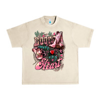 Sandshell Boots never broke my heart Urban Heavy Tee - HowdyJamesFarm