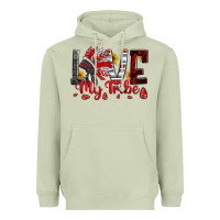 Matcha red black grey white love my tribe indian headdres Heavyweight Hoodie - Artiststas