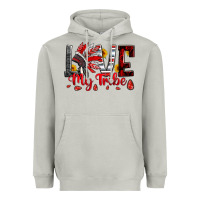 Moon Dust red black grey white love my tribe indian headdres Heavyweight Hoodie - Artiststas