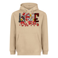 Mushroom red black grey white love my tribe indian headdres Heavyweight Hoodie - Artiststas