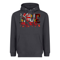 Smoke red black grey white love my tribe indian headdres Heavyweight Hoodie - Artiststas